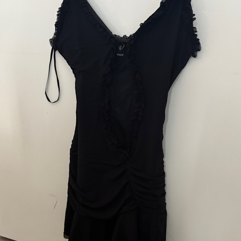 Windsor Black Backless Ruffle Dress BRAND NEW NOT WORN